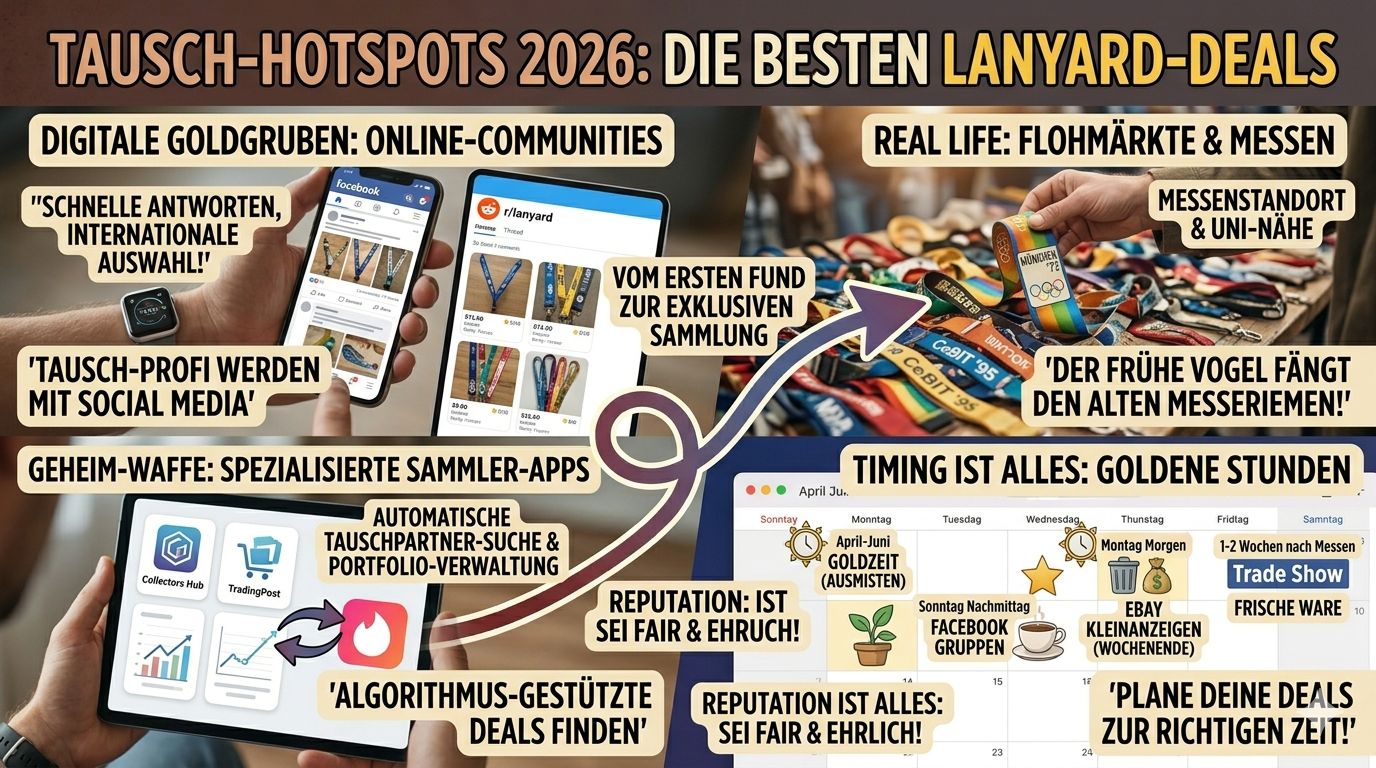 Tausch-Hotspots: Hier machst du die besten Lanyard-Deals 2026