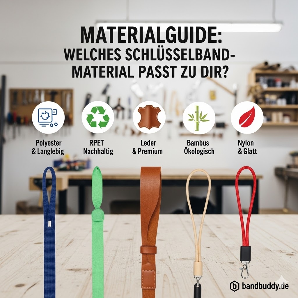 Materialguide: Welches Schlüsselband-Material passt zu dir?